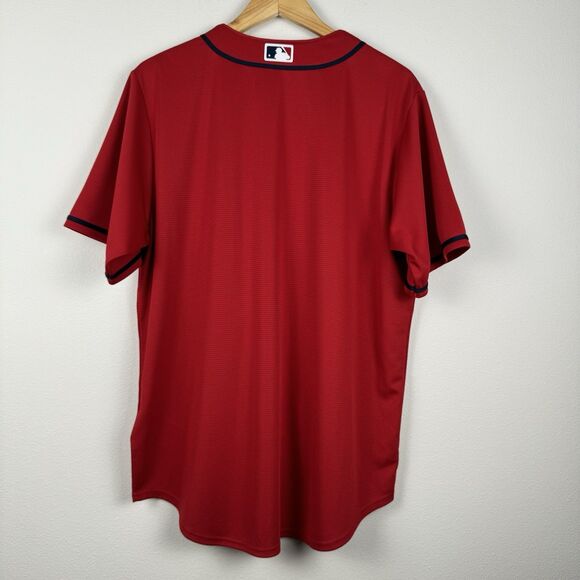Nike Atlanta Braves Jersey Red Blank Size Small T770-AWDB 2024 New Dri-Fit - Picture 8 of 9